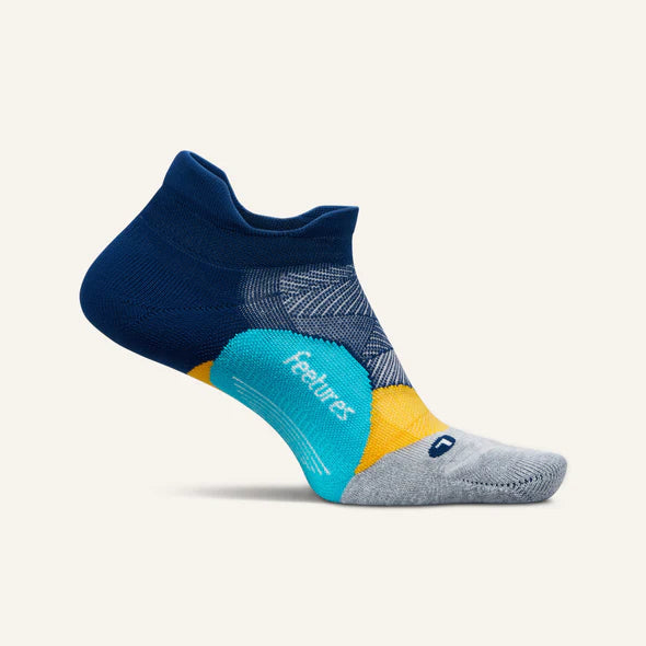 Elite Light Cushion No Show Tab Running Socks