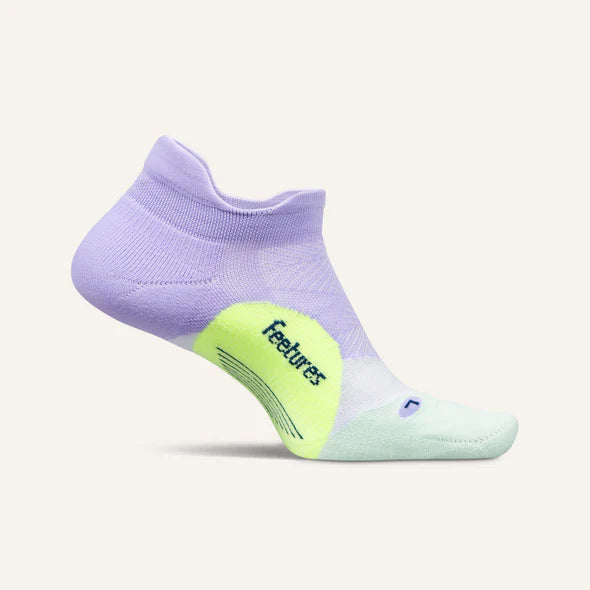 Elite Light Cushion No Show Tab Running Socks